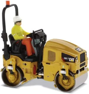 Diecast Masters 1:50 Scale Caterpillar CB-2.7 Utility Compactor | High Line Series Cat Trucks & Construction Equipment Model 85593