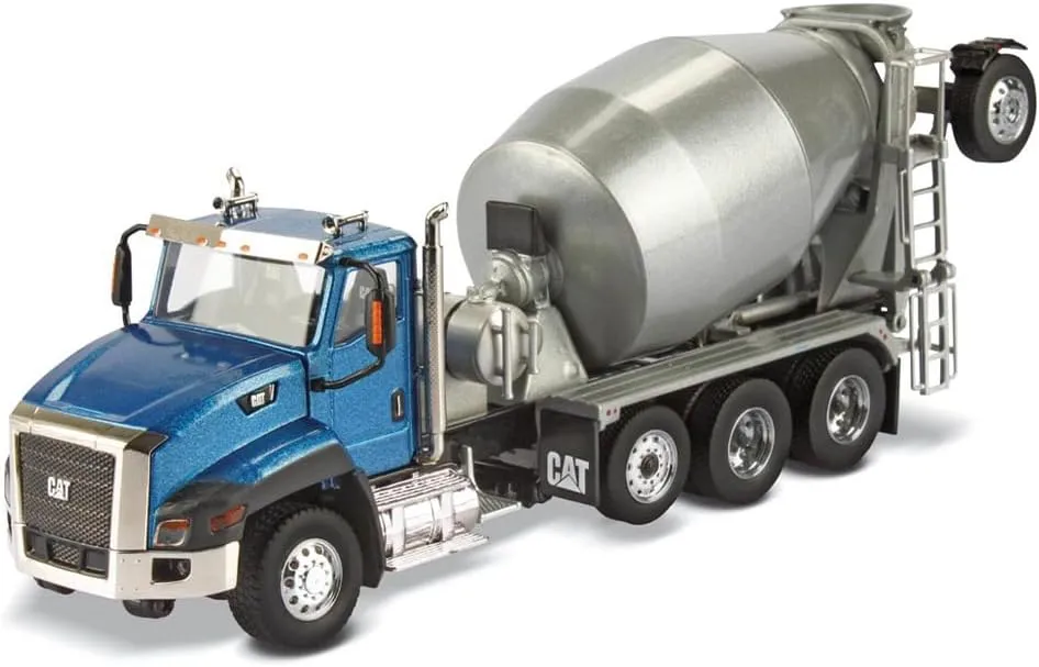 Diecast Masters 1:50 Scale Caterpillar CT660 Day Cab Tractor w/McNeilus Concrete Mixer | Transport Series Cat Trucks & Construction Equipment Model 85664