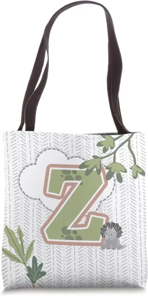 Dinosaur Dreams Jurassic Theme Nursery Decor Personalized Tote Bag