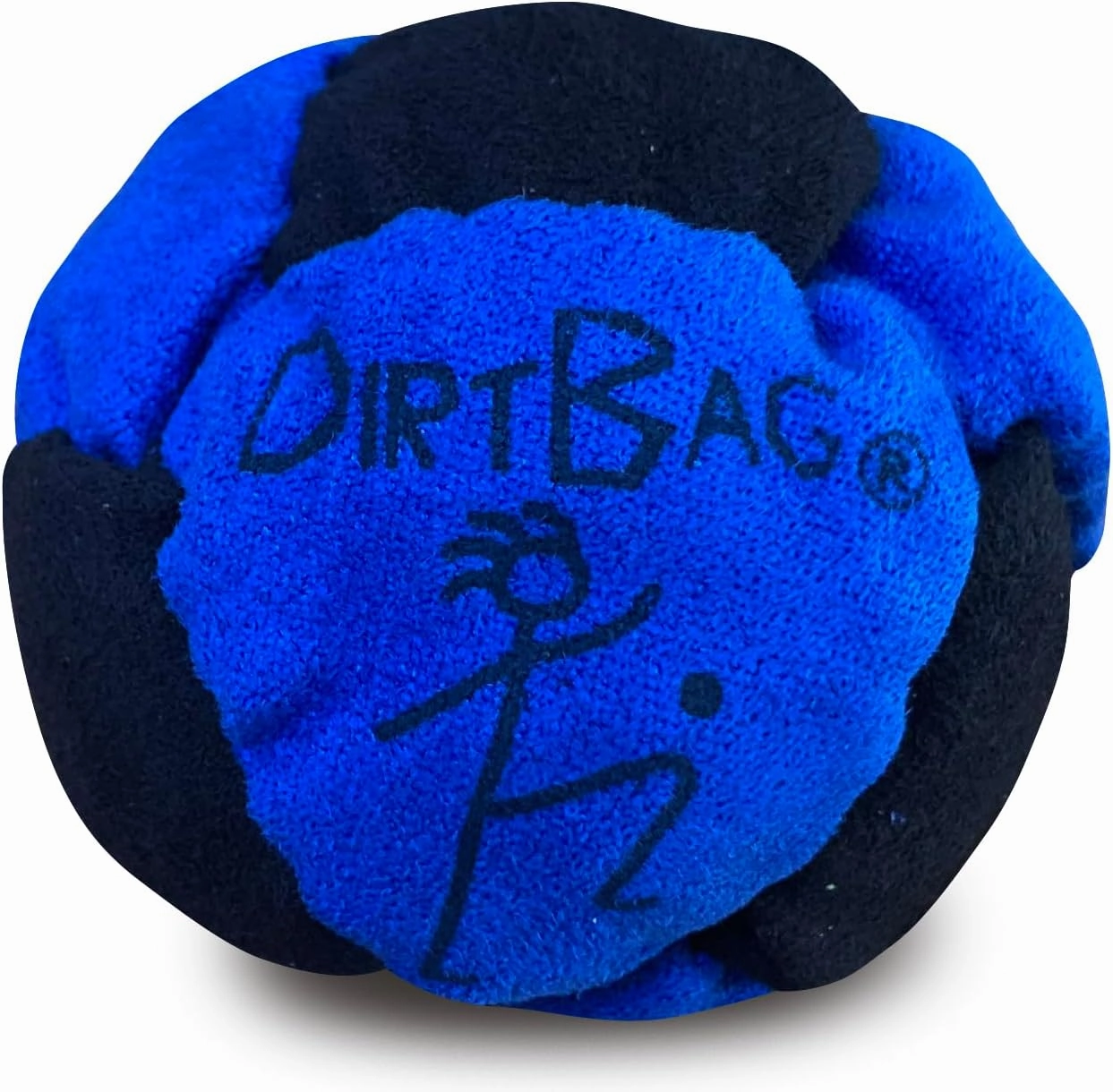 DIRTBAG Classic Footbag Hacky Sack 3 Pack with Pouch, Unique, Footbag Set with Signature Carry Bag.