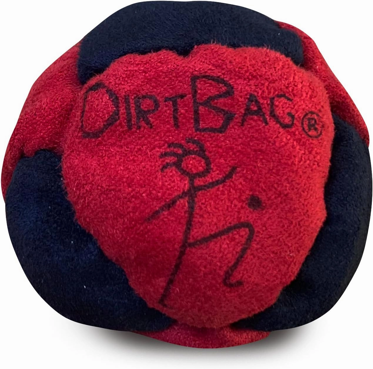 DIRTBAG Classic Footbag Hacky Sack 3 Pack with Pouch, Unique, Footbag Set with Signature Carry Bag.