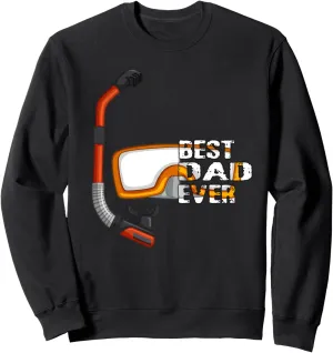 Diving shirt for father, Diving costume for father birthday Sweatshirt