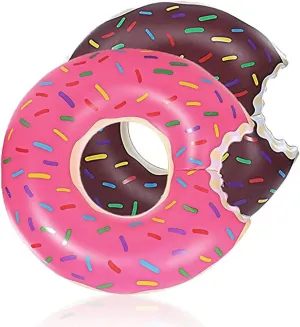 DMAR Donut Pool Float - Donut Tube & Ring for Beach & Pool