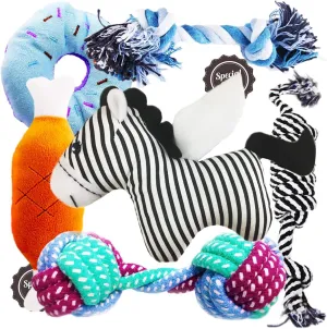 Dog/Puppy Teething Toys, Assorted Chew Toys, 6 ct