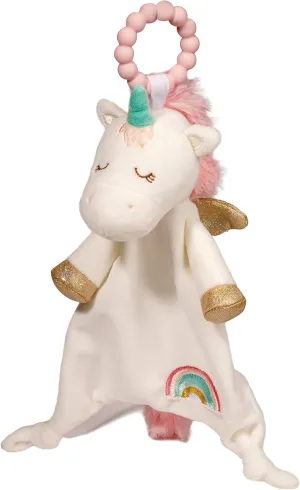 Douglas Baby Unicorn Teether Plush Stuffed Animal Toy