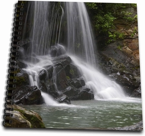 Drawing Book 8 x 8 inch - Waterfall photography of Paine Creek on Cumberland Plateau in TN Designs - Photography