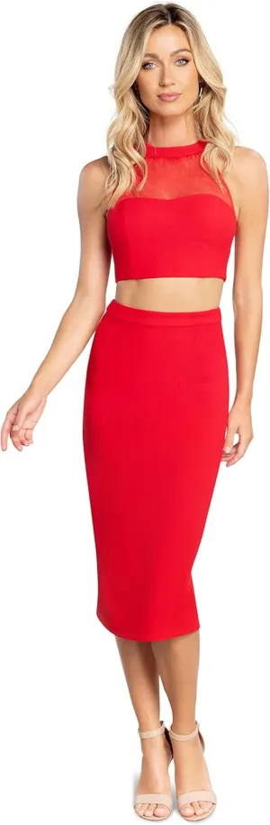 Dress the Population Women's Elliana Two Piece Set