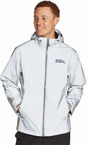 Eddie Bauer Men's Highbeam Reflective Waterproof Rain Jacket