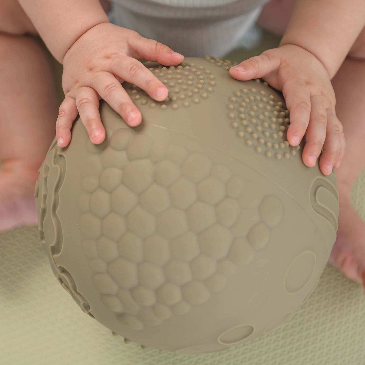 Edushape Texture-iffic Sensory Ball for Baby - 7" Baby Ball for Kids with 8 Sections of Different Tactile Patterns
