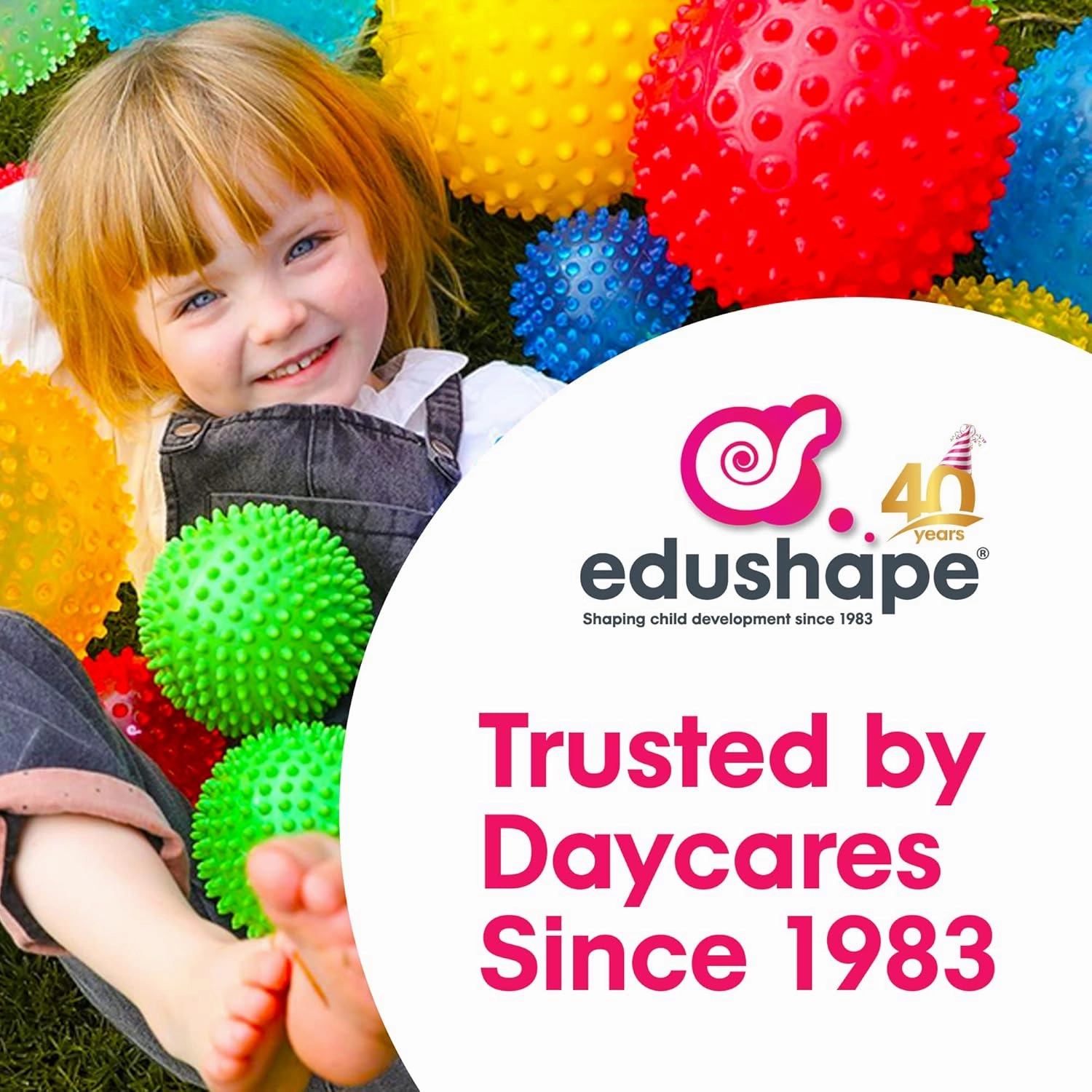Edushape Texture-iffic Sensory Ball for Baby - 7" Baby Ball for Kids with 8 Sections of Different Tactile Patterns