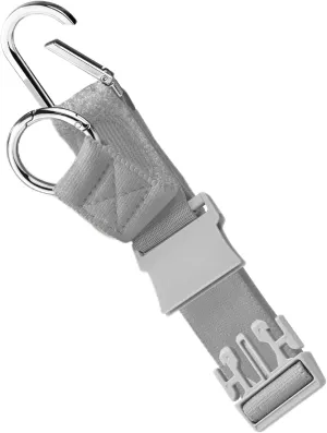 Elastic Jacket Gripper with D-Ring Hook and Buckle, ZINZ D-Ring Hook Baggage Suitcase Straps Belts Travel Accessories, Makes Your Hands Free