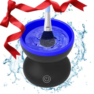 Electric Makeup Brush Cleaner- Make Up Brush Cleaner Machine for Portable Automatic USB Cosmetic Brush Cleaner Tools, Brush Cleaner Spinner for All Size Beauty Makeup Brushes