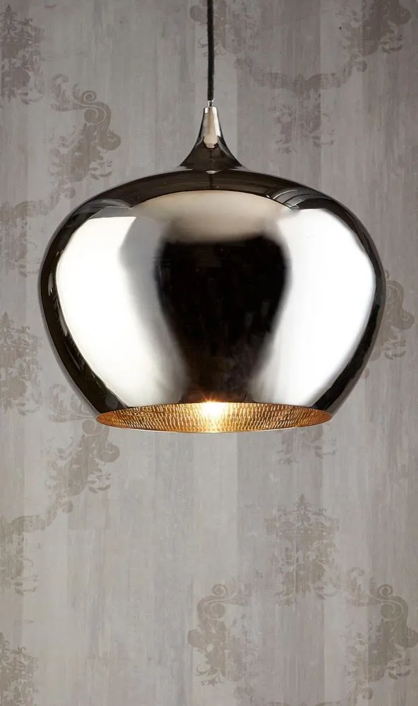 EMAC&LAWTON Licquer Ceiling Pendant Shiny Nickel