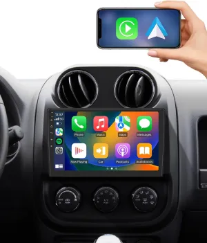 Eonon Car Radio for Jeep Wrangler JK 2007-2018 Dodge Ram 1500/2500 2009 2010 2011 2012 Chrysler 200, Android 13 Stereo Wireless CarPlay Auto, 10.1" HD Touchscreen, Bluetooth, SWC, Rear Camera - GPA13