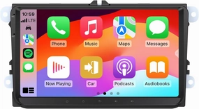 Eonon Android 14 Car Stereo for Volkswagen Golf Passat SEAT Skoda, 9'' CarPlay Android Auto Touchscreen Headunit with DSP, Bluetooth,SWC, 3 32G - VWX7