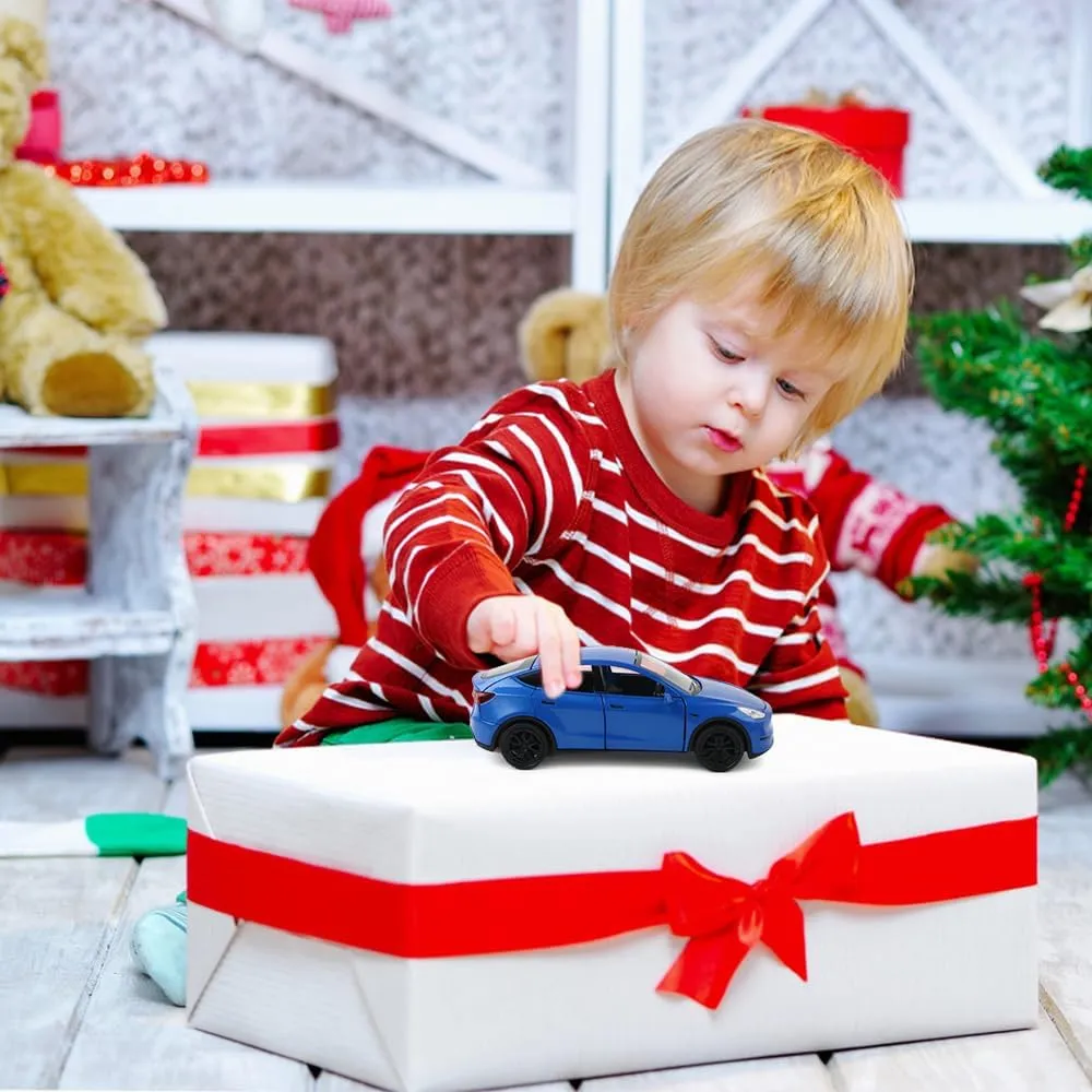 EROCK 1/32 Scale Diecast Car Model Y, Pull-Back Vehicles with Sound and Light, Perfect for Kids & Collectors, Ages 3 