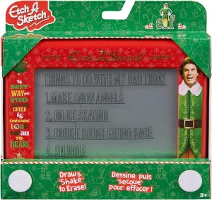 Etch A Sketch, Elf Special Edition, Original Magic Screen, Kids Travel Toy, Drawing Toys for Boys & Girls Ages 3 