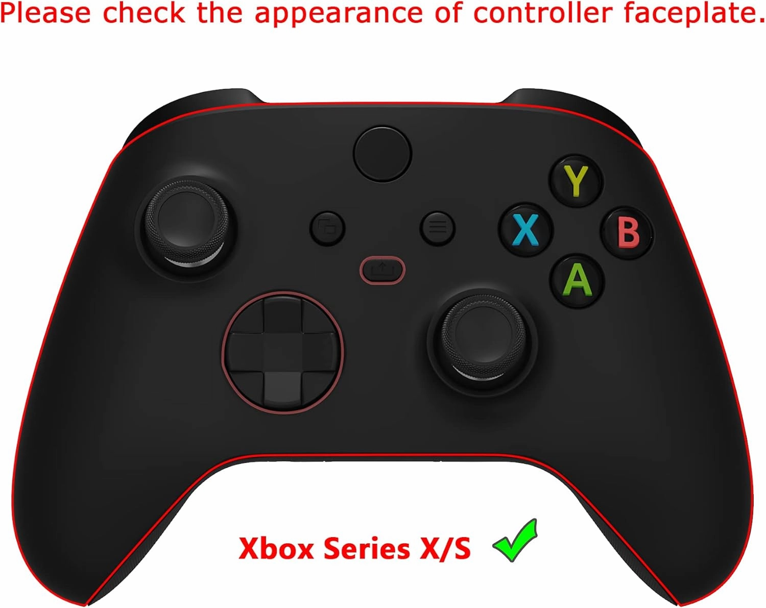 eXtremeRate Custom Back Cover Shell for Xbox Core Wireless Controller, Chrome Red Replacement Controller Battery Cover & Bottom Shell for Xbox Series X & S Controller
