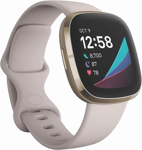 Fitbit - Sense Advanced Health Smartwatch - Soft Gold (Renewed)