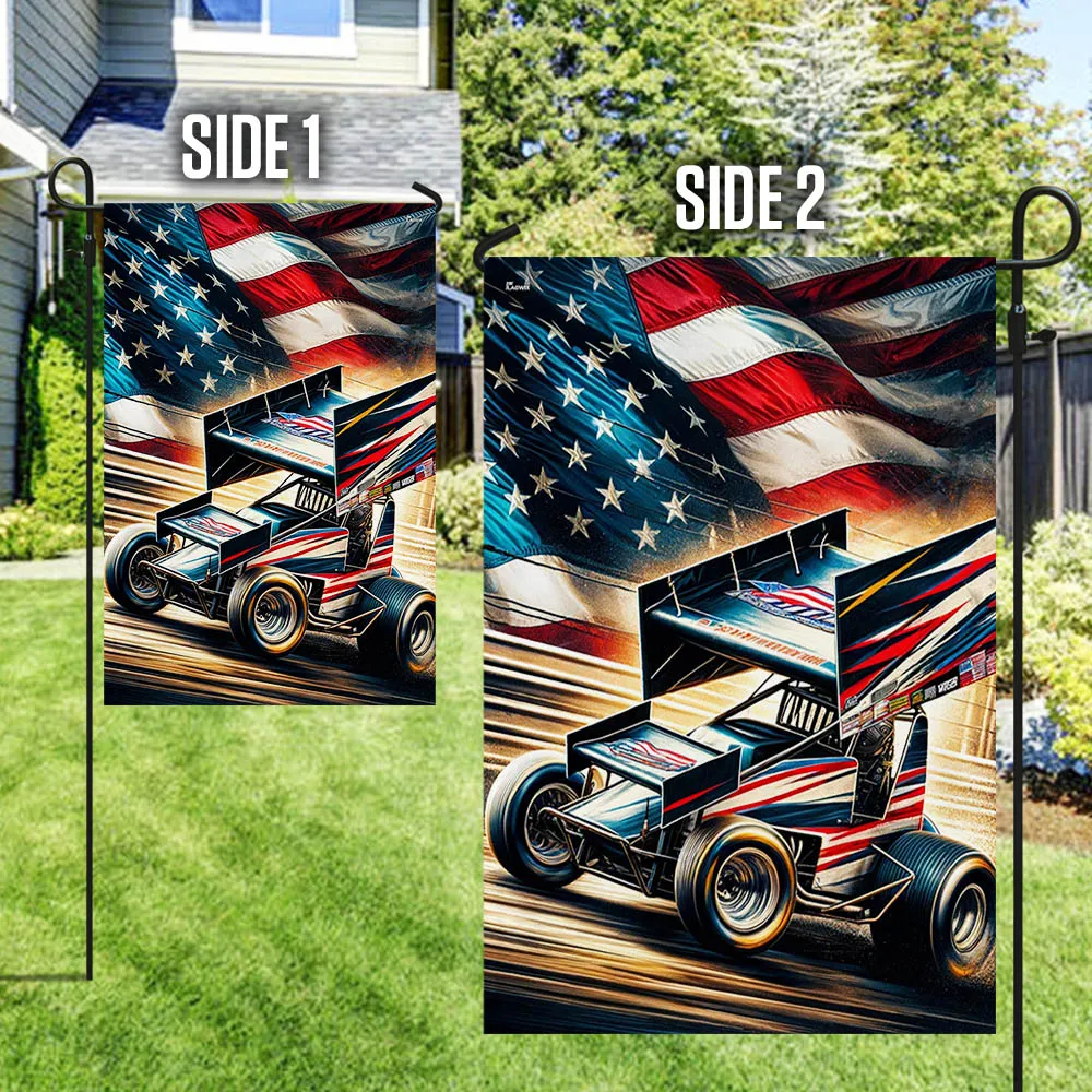 FLAGWIX Dirt Track Racing. Sprint Car Racing Flag MLN2845F
