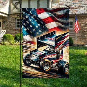 FLAGWIX Dirt Track Racing. Sprint Car Racing Flag MLN2845F