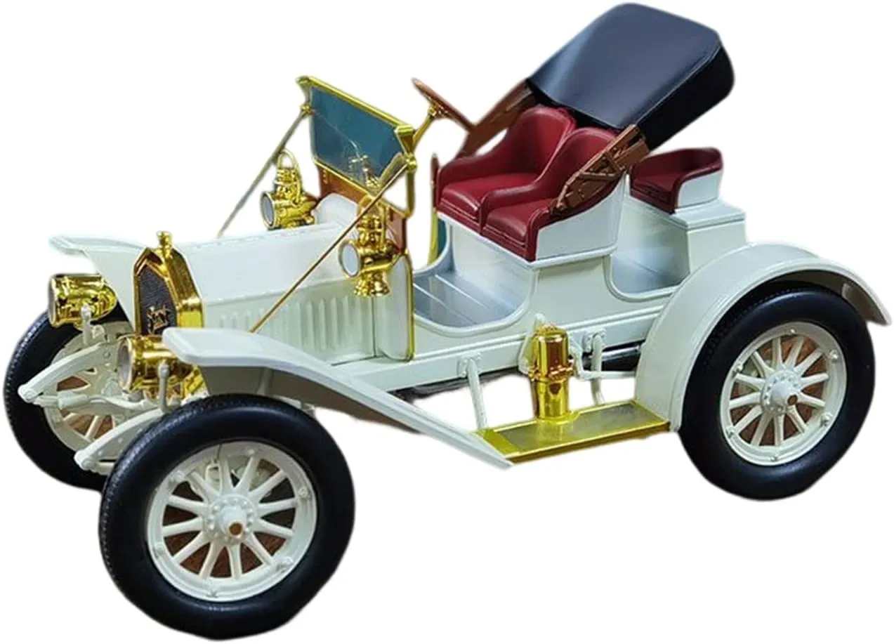 for Buick 10 1909 1 18 Alloy Car Model Classic Fine Simulation Metal Vehicles Souvenir Ornaments Non-Remote App Controlled Toys