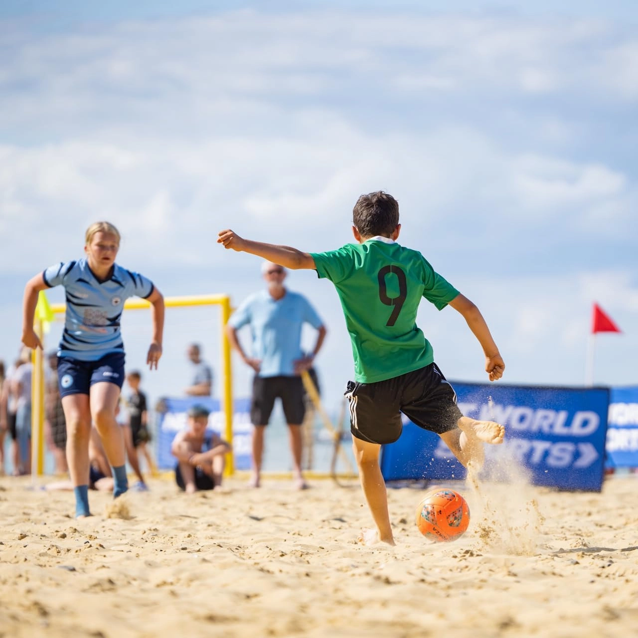 FORZA Icon Beach Soccer Ball | Durable Water-Resistant Soccer Ball for Sand & Beach | Sizes 3, 4 & 5 - FIFA Quality Certified