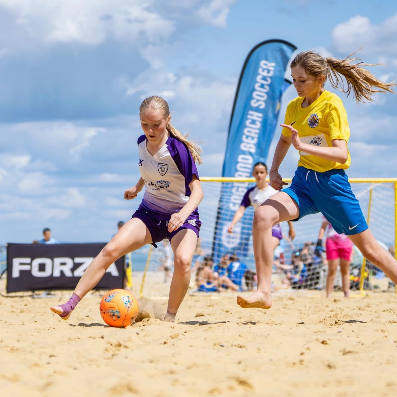 FORZA Icon Beach Soccer Ball | Durable Water-Resistant Soccer Ball for Sand & Beach | Sizes 3, 4 & 5 - FIFA Quality Certified