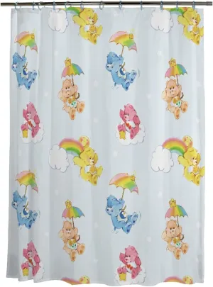 Franco Care Bears 13 Piece Shower Curtain and Ring Set, (100% Officially Licensed Product)