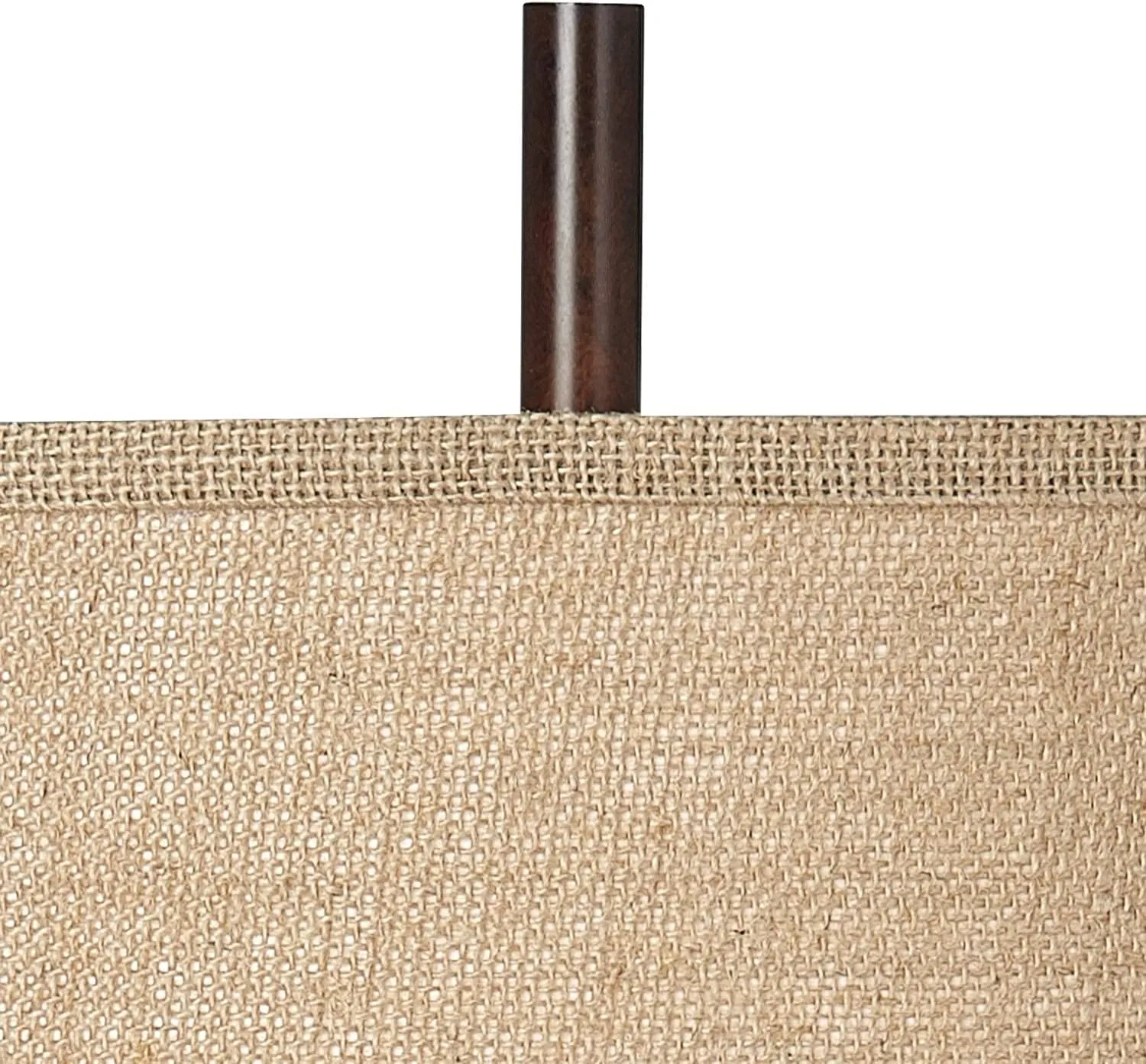 Franklin Iron Works Tremont Rustic Farmhouse Table Lamp 31 1/2" Tall Allegheny Bronze Brown Iron Burlap Fabric Drum Shade for Bedroom Living Room House Home Bedside Nightstand Office Entryway Kids