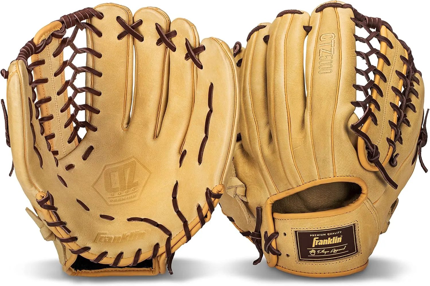 Franklin Sports Baseball Fielding Glove - Men's Adult and Youth Baseball Glove - CTZ5000 Cowhide Infield and Outfield Baseball Gloves