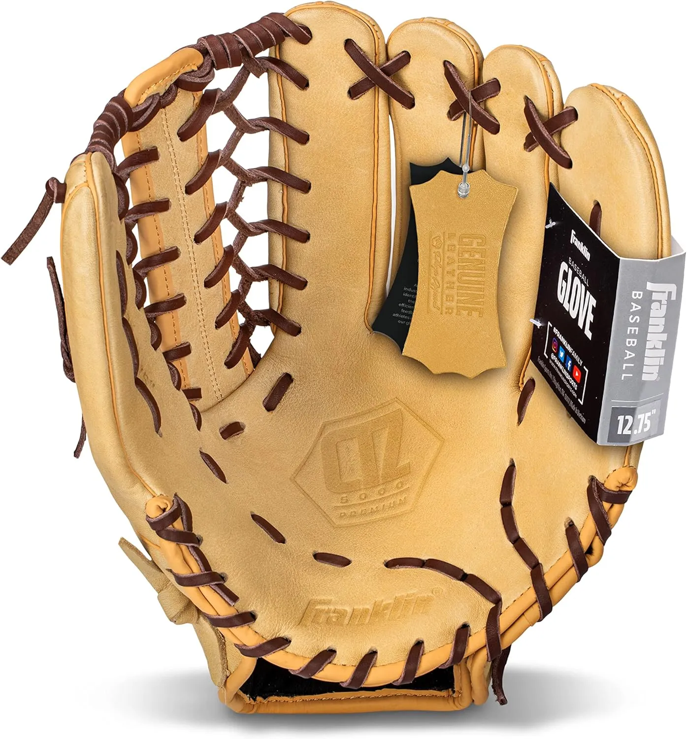 Franklin Sports Baseball Fielding Glove - Men's Adult and Youth Baseball Glove - CTZ5000 Cowhide Infield and Outfield Baseball Gloves
