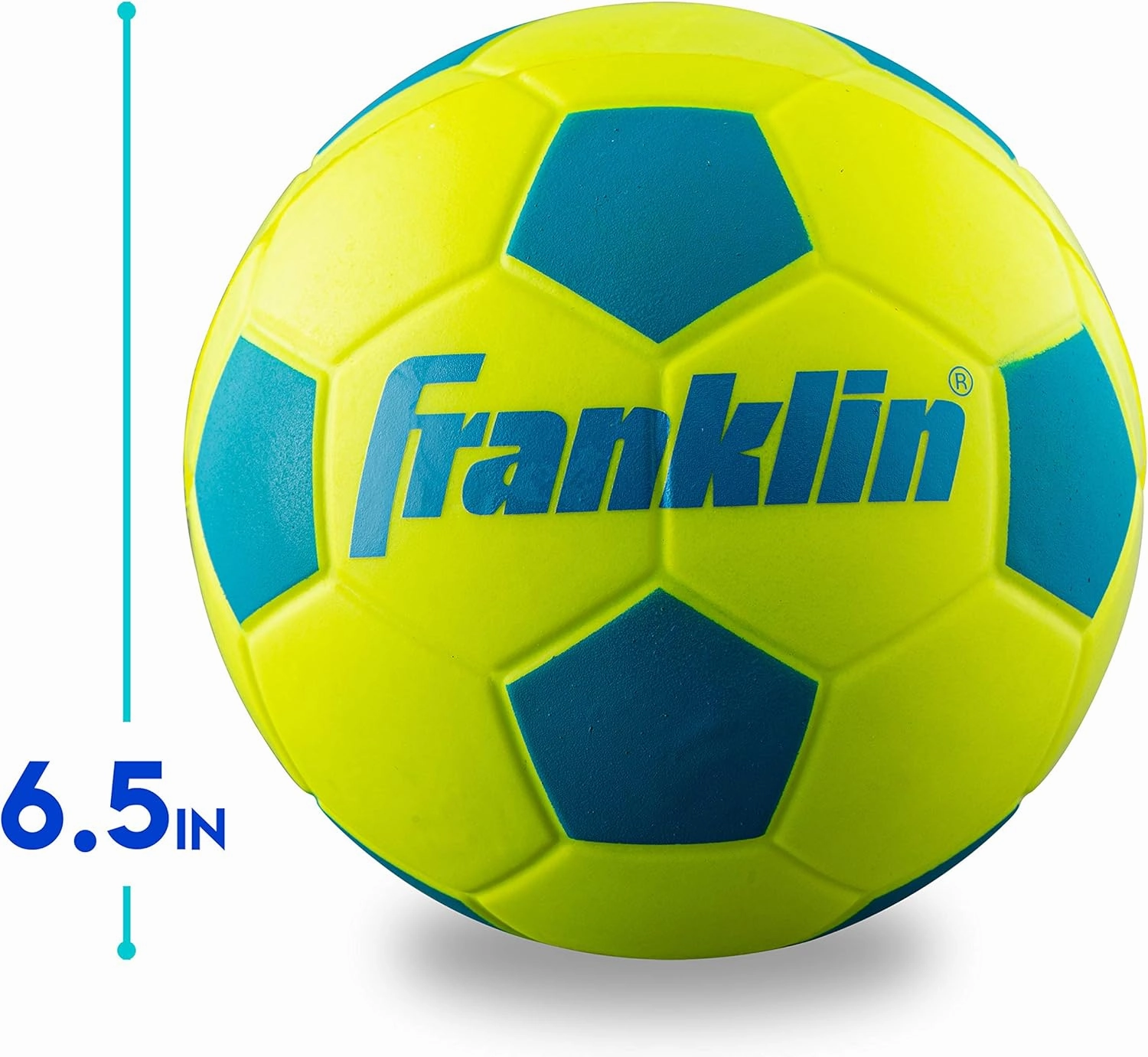 Franklin Sports Foam Soccer Ball - Perfect for Practice and Backyard Play - Best for First-Time Play and Small Kids - 6.5 inches