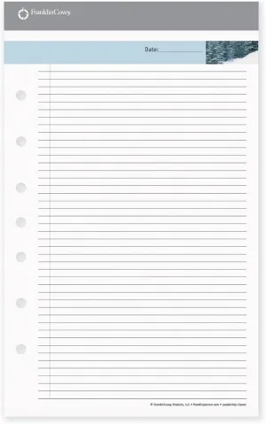 FranklinCovey - Leadership Portfolio Notepads - 48 Pages Per Pad (Classic, Set of 3)