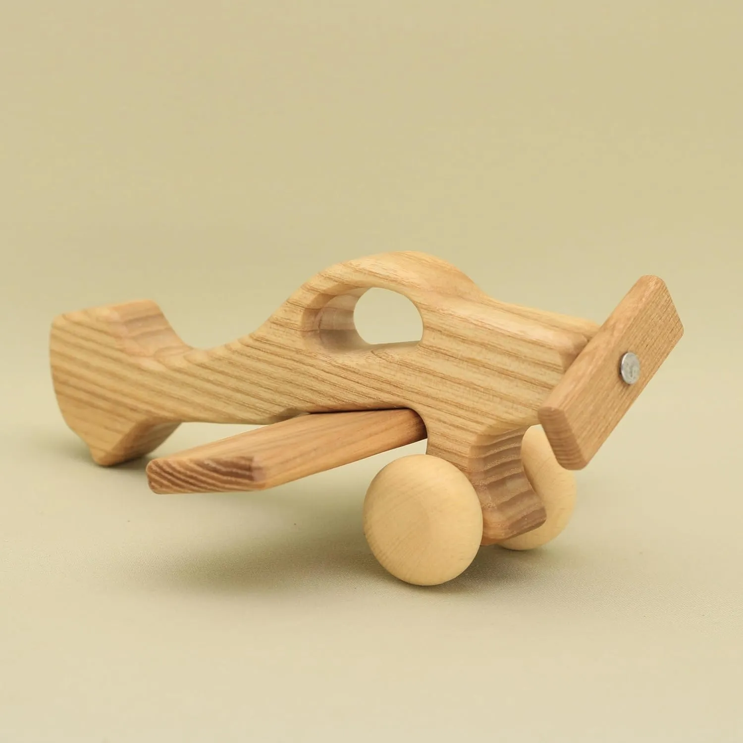 Free Shipping Eco-Friendly Handmade Natural Wooden Airplane FY02: Montessori and Waldorf Educational Influence, Sky Explorer Lotes Toys Baby Gift