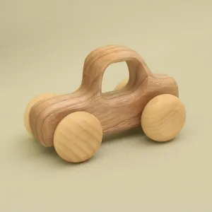 Free Shipping Natural Baby Car Retro II, LBC42 : Eco-Friendly Gift with Montessori and Waldorf Educational Influence Lotes Toys Baby Gift