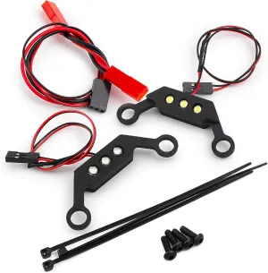Front Rear Lights RC Car LED Light Headlight Taillights kit White Red Light Kit for 1/16 Tra-xxas Mini Small X Brushless 2S Rc 4Wd Upgrades Parts