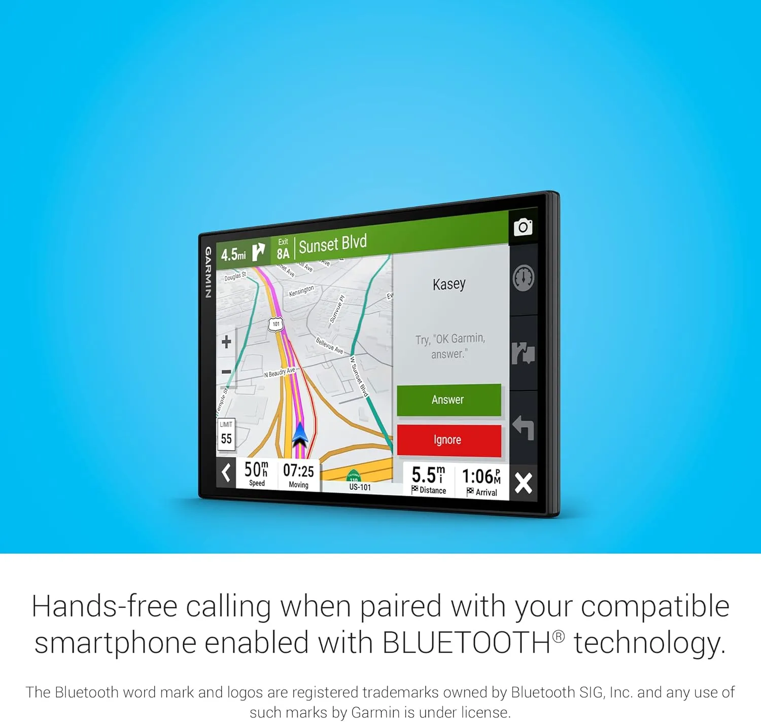 Garmin DriveSmart 86, 8-inch Car GPS Navigator with Bright, Crisp High-resolution Maps and Garmin Voice Assist