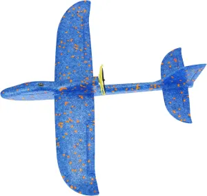 Gatuida Glowing Airplane Toy Set 1pc Electric Plane for Boys and Girls Baby Toy Airplane Simple Assembly Outdoor Flying Plaything Sturdy Skin-Friendly Design