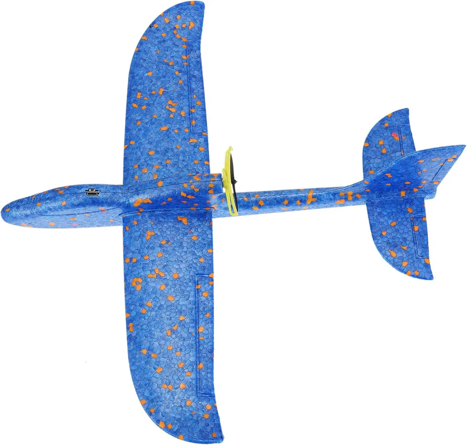 Gatuida Glowing Airplane Toy Set 1pc Electric Plane for Boys and Girls Baby Toy Airplane Simple Assembly Outdoor Flying Plaything Sturdy Skin-Friendly Design