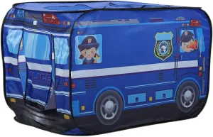 Gazaar Kids Play Tent, Ice Cream Truck, Policeman Bus, Fire Fighting, Pop Up, Washable, Breathable, Eco-Friendly, Unisex, Age 3 