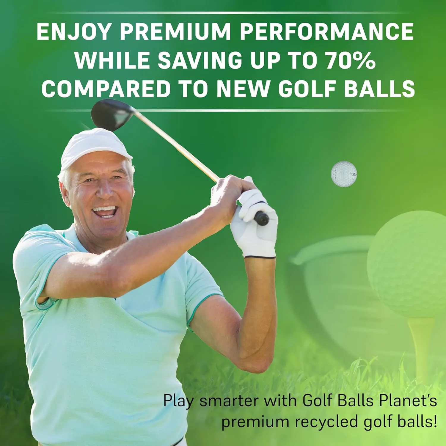 Golf Ball Planet Pro V1 2023 4A/Near Mint Recycled Used Golf Balls for Titleist 2023/2024 Model Great Condition