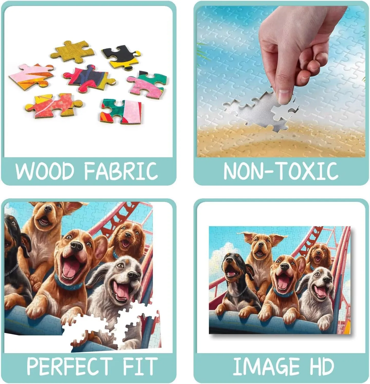 Grassland Elephant: Premium 1000 Piece Jigsaw Puzzle for Adults - Best Challenging Puzzles for Cognitive Workout - Safe Eco-Friendly - Most Popular Leisure Activities (30x20inch)