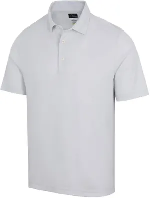 Greg Norman ML75 Recycled Microlux Mesh Mens Golf Polo Shark Grey HTHR XL