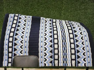 Handwoven Saddle Pad for Horses, Lightweight Non-Slip Structure, Horse Western Saddle Pad for Protection, Durable Equine Supplies