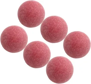 Happyyami 12Pcs Replacement Table Soccer Balls Bright Red Durable Foosball Game Accessories for Fun Tabletop Soccer Games for Activities and Party Decorations