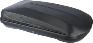 Hard Shell Roof Cargo Carrier – 13 Cubic Feet, 130 lbs Capacity, Tool-Free Install, Universal Fit for Crossbars, Double-Side Opening, Weatherproof ABS PC Roof Box, Diamond Black