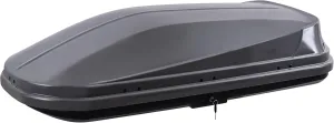 Hard Shell Roof Cargo Carrier with Security Keys, Roof Box, Cargo Box, 62 (L) x 31 (W) x 15(H) Inches, 14 Cubic Feet (Tool-Free Install), Gray