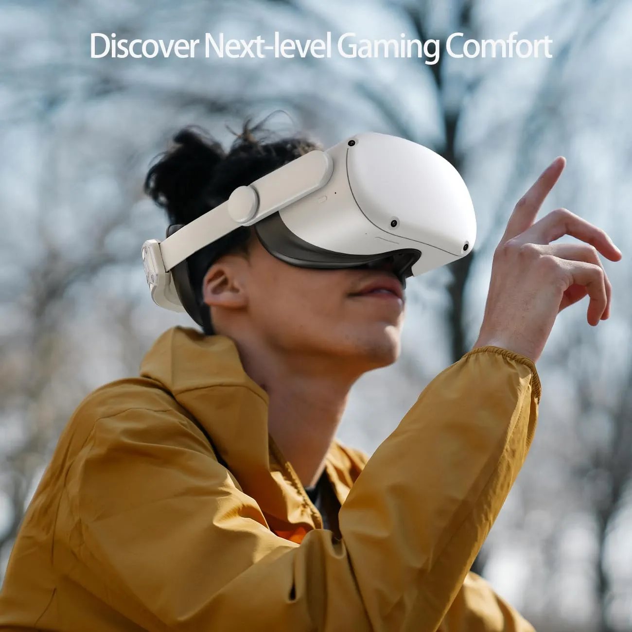 Head Strap for Meta Quest 2 VR Headset Elite Strap Adjustable Soft Cushion Headstrap Oculus Quest 2 Replacement for Virtual Reality