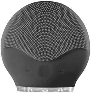 HEIMANBAProfessional Ultrasonic Vibration Electric Facial Cleansing Face Washing Brush Skin Blackhead Remover Pore Cleaner Face Massage,Black